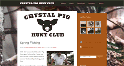Desktop Screenshot of crystalpighuntclub.com